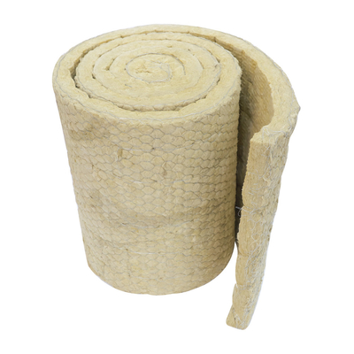 Wire Meshed Rock Wool Felt For External Wall, Roofing And Floating Floor