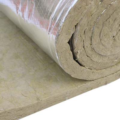 Acoustic Control Insulation Material Rock Wool Roll With Aluminum Foil