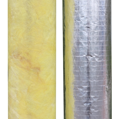 Insulation Material Glass Wool Pipe 50 -150mm Length  Heat Insulation