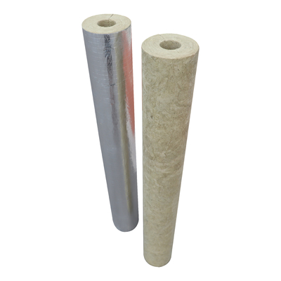 China Manufacturer's Fireproof Stone Wool Insulation Tube Industrial Design Rock Wool Pipe Cover for HVAC System