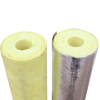 Effective Heat And Sound Insulation Fiberglass Pipe Insulation For HVAC Ducts