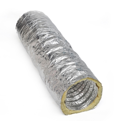 Aluminum Foil And Fiberglass Insulation insulated ducting For AC Insulated Duct Systems