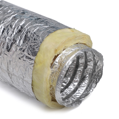 Aluminum Foil And Fiberglass Insulation insulated ducting For AC Insulated Duct Systems