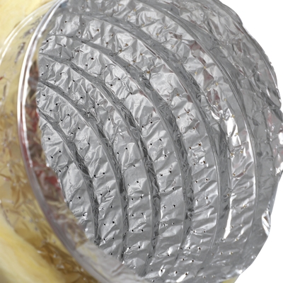 Aluminum Foil And Fiberglass Insulation insulated ducting For AC Insulated Duct Systems