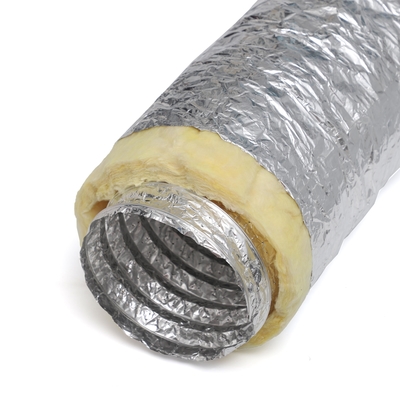 Aluminum Foil And Fiberglass Insulation insulated ducting For AC Insulated Duct Systems