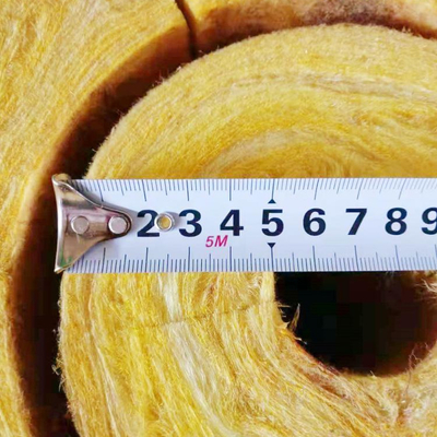 Industrial Hot Steam Pipeline Insulation Fireproof Glass Wool Pipe / Tube Insulation
