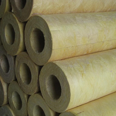 Eco Friendly Basalt Mineral Stone Wool Insulation Rock Soundproof Pipe For Tubing Heat Preservation