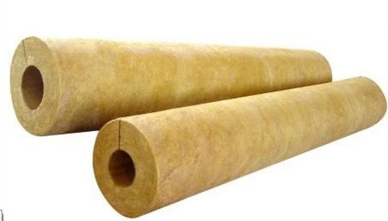 Eco Friendly Basalt Mineral Stone Wool Insulation Rock Soundproof Pipe For Tubing Heat Preservation