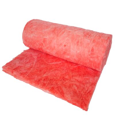 glass Insulation red Color Sound Absorption Fiberglass Insulation Roll Glass Wool Blanket