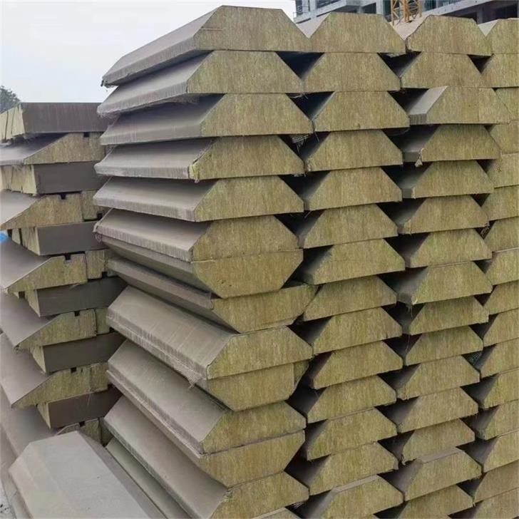 Natural Rocks Stone Wool Insulation Board Insulation Material Profiled Mineral Wool