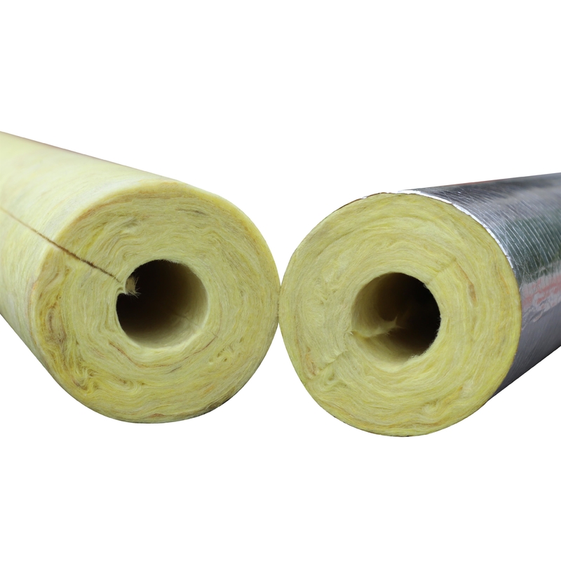 Hot / Cold Water 3 Inch Fiberglass Pipe Insulation Chemical Resistance